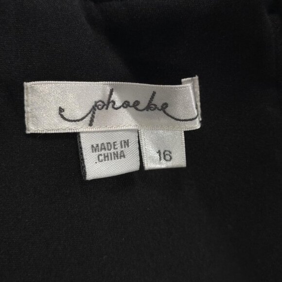 NWT PHOEBE by KAY UNGER WOOL Blend Strapless Metallic Dress‎ 62D0280 Size 16 - Picture 6 of 16